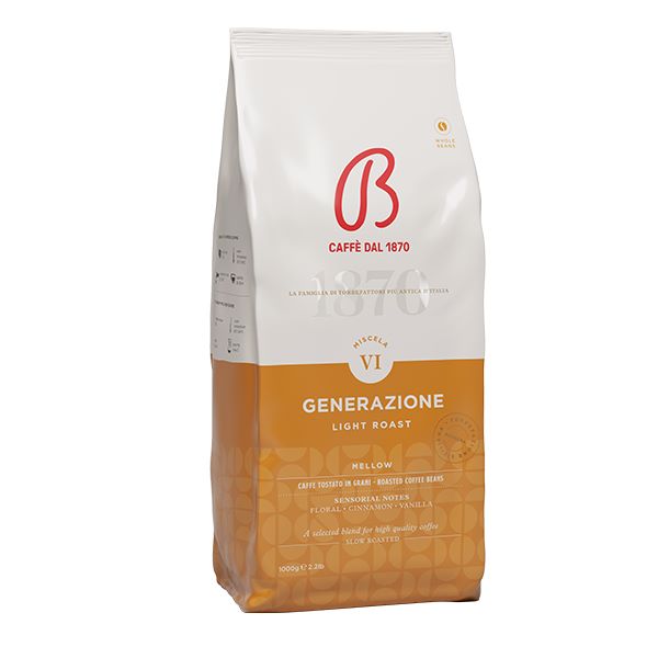 Barbera VI Generazione Light Roast 1000g zrnková káva