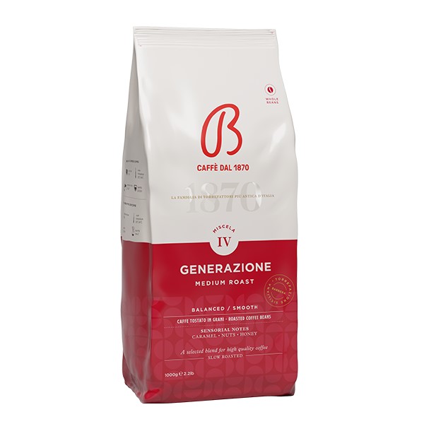 Barbera IV Generazione Medium Roast 1000g zrnková káva